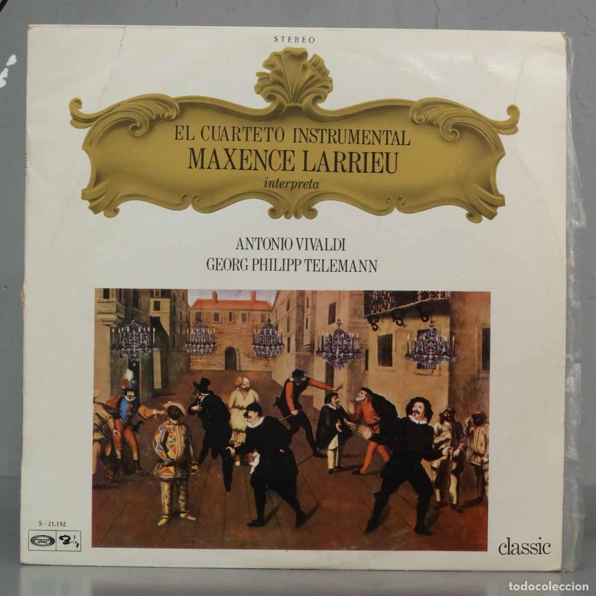 Discos de vinilo: LP. EL CUARTETO LARRIEU INTERPRETA VIVALDI TELEMANN - Foto 1