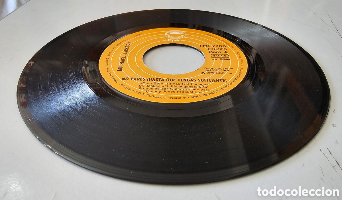 Discos de vinilo: MICHAEL JACKSON - Dont stop til you get enough/+1 (Espa&ntilde;a - Epic - 1979) - Foto 6