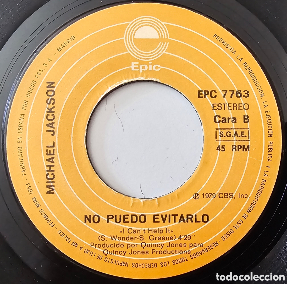 Discos de vinilo: MICHAEL JACKSON - Dont stop til you get enough/+1 (Espa&ntilde;a - Epic - 1979) - Foto 7