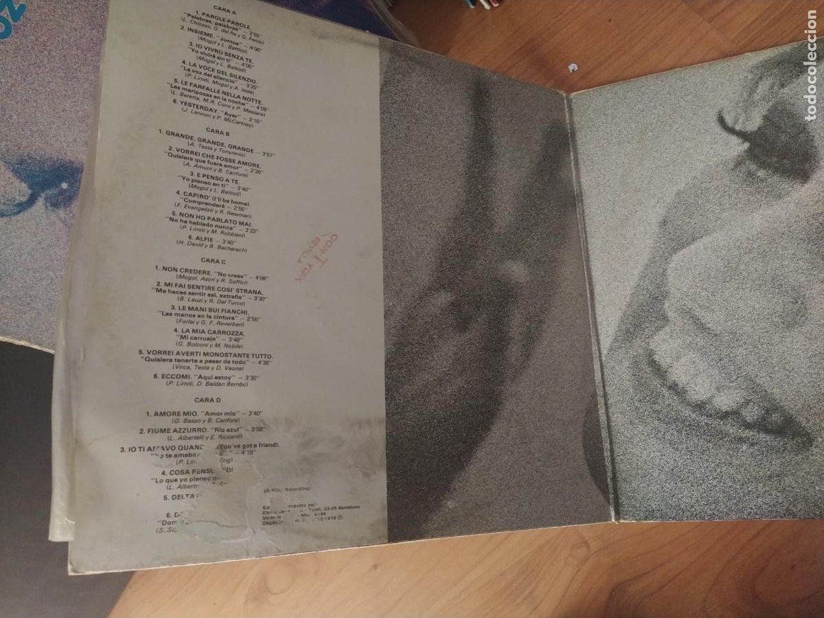 Discos de vinilo: Mina doble lp la voz de mina original spa - Foto 2