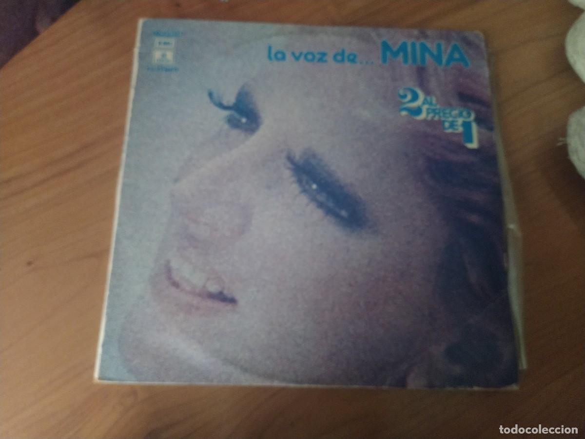 Discos de vinilo: Mina doble lp la voz de mina original spa - Foto 1