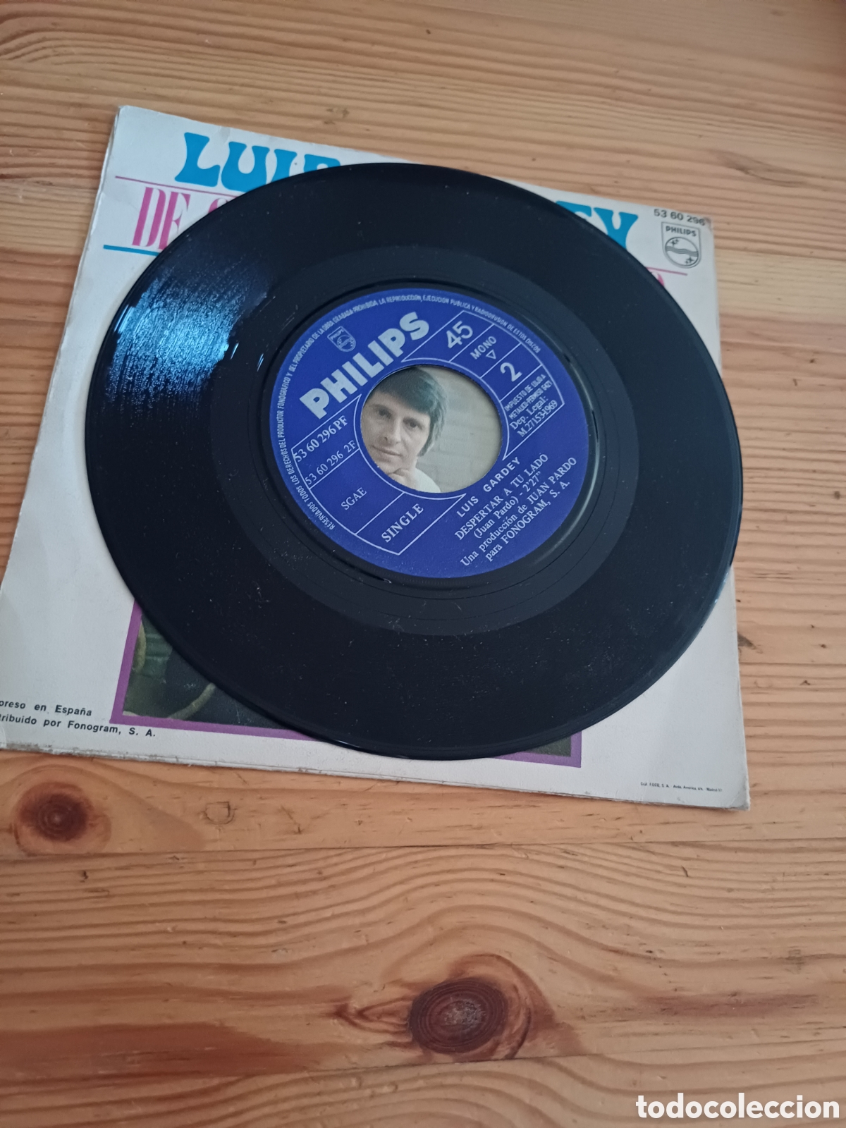 Discos de vinilo: Luis Gardey De que color es el viento - Foto 2
