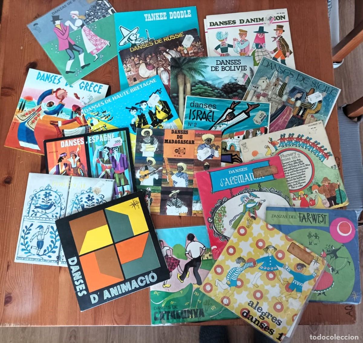 Discos de vinilo: coleccion de singles de danzas del mundo