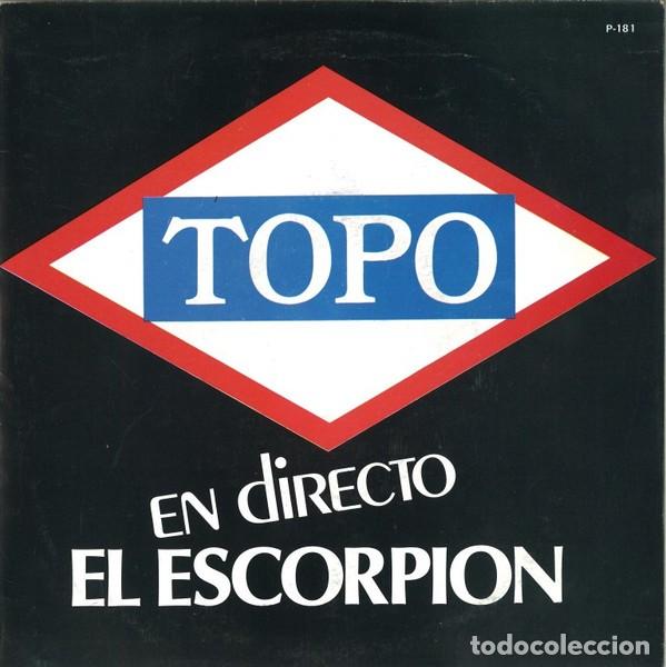 Discos de vinilo: Topo &ndash; En Directo - El Escorpion - Foto 1