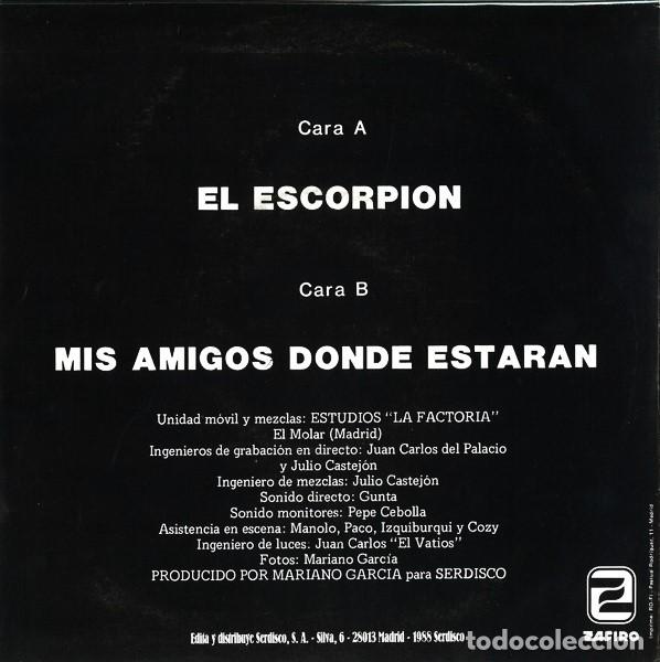 Discos de vinilo: Topo &ndash; En Directo - El Escorpion - Foto 2