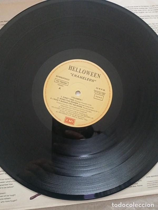 Discos de vinilo: Helloween - Chamaleon, 2 x LP Original Vinilo 1993 Espa&ntilde;a - Foto 5