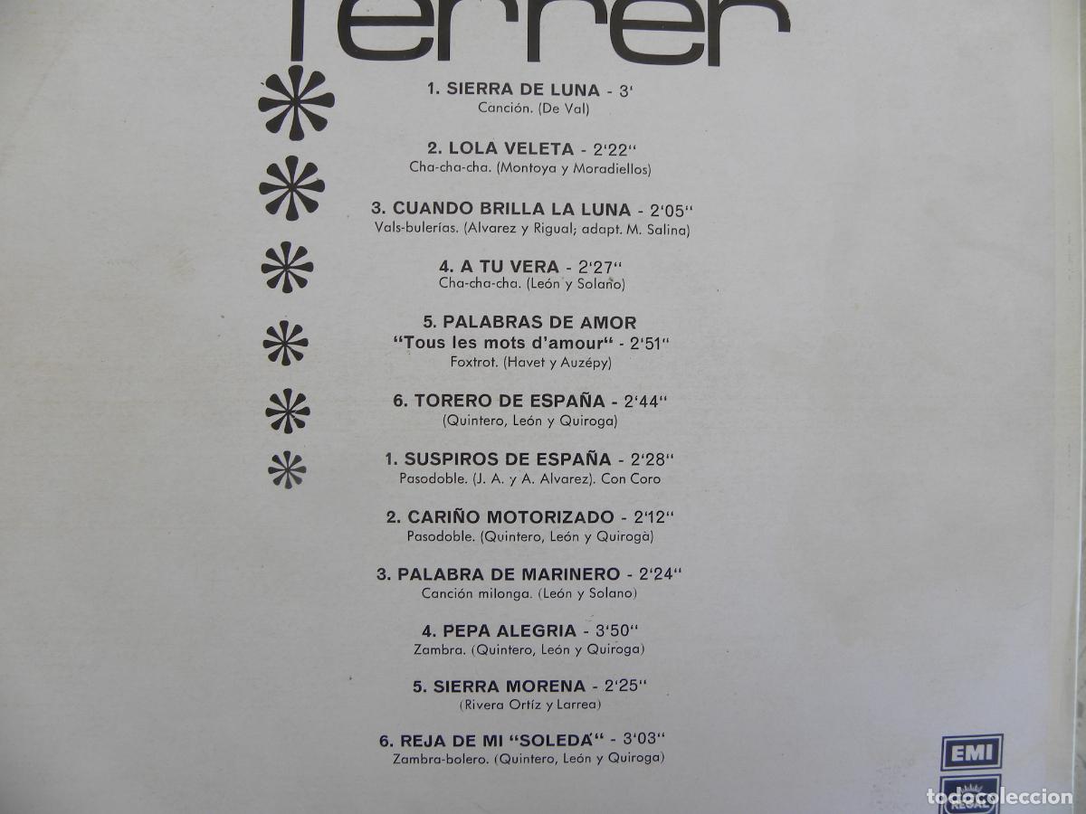 Discos de vinilo: ROSITA FERRER -LP 1972 - Foto 3