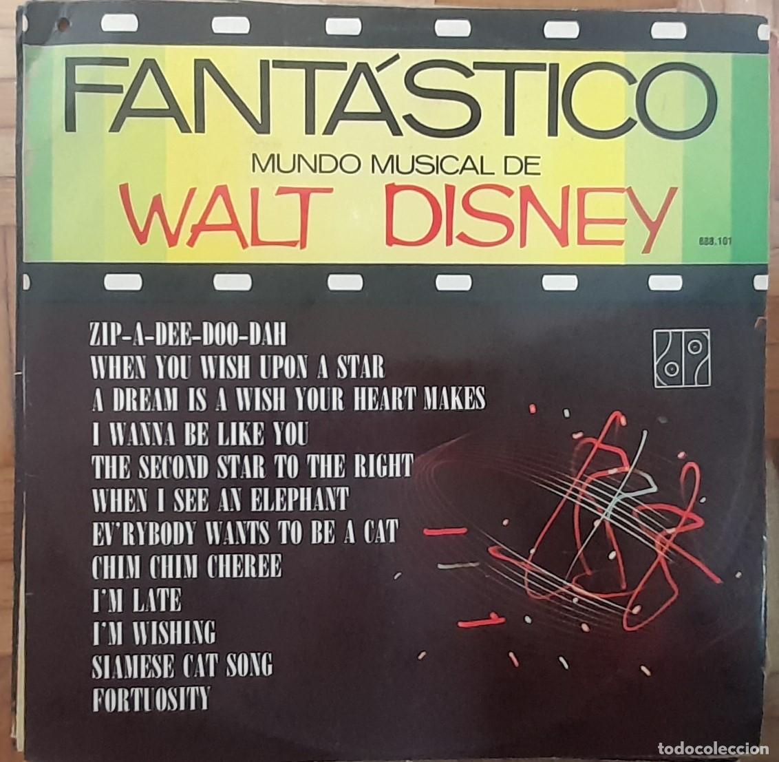 Discos de vinilo: Walt Disney temas de las peliculas - Foto 1