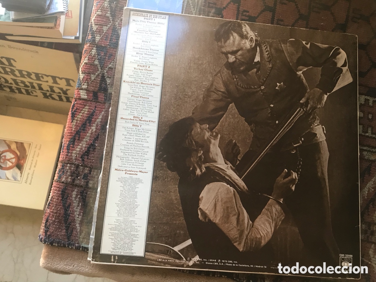 Discos de vinilo: Pat Garrett & Billy the Kid. Bob Dylan. CBS - Foto 2