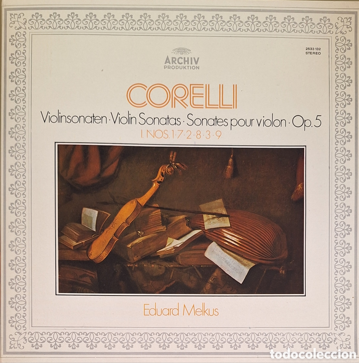 Discos de vinilo: Violin sonates Op. 5. Corelli. - Foto 1