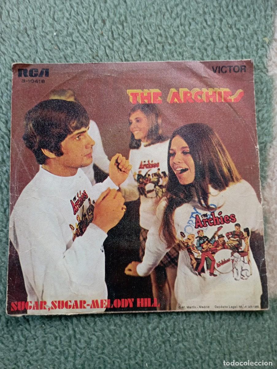 Discos de vinilo: The archies - Sugar, sugar / Melody hill - Foto 1
