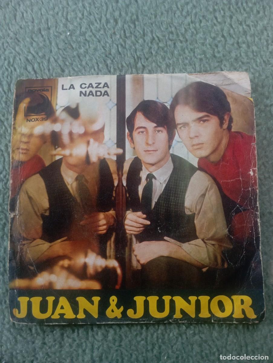 Discos de vinilo: Juan y Junior - La caza / Nada - Foto 1