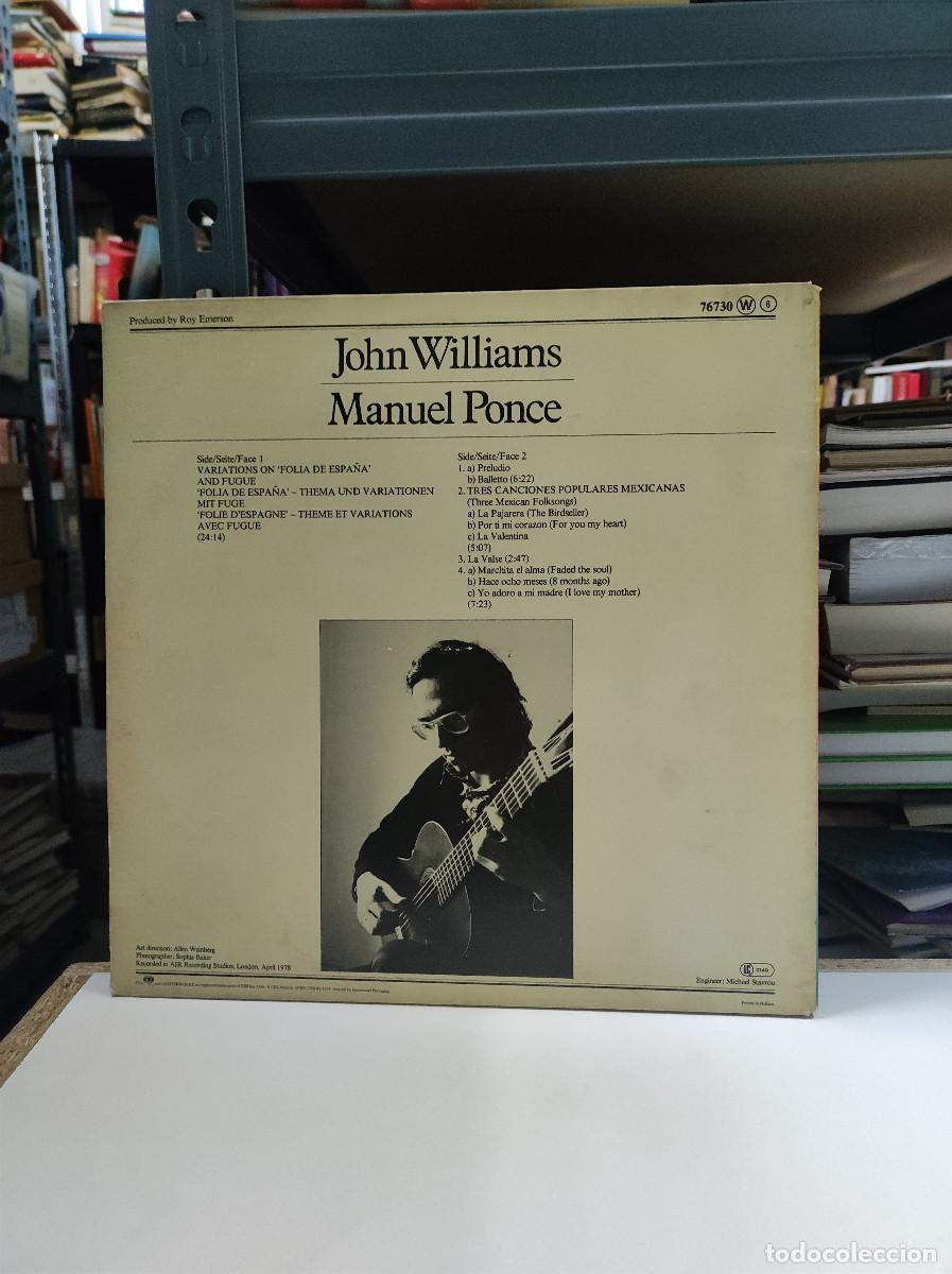 Discos de vinilo: John Williams / Manuel Ponce &ndash; John Williams Plays Manuel Ponce - Foto 2