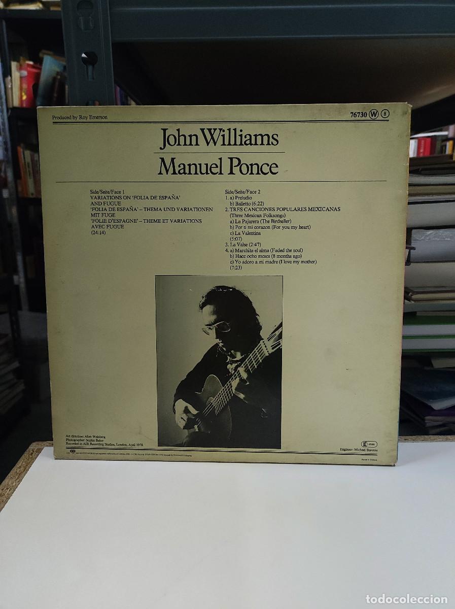 Discos de vinilo: John Williams / Manuel Ponce &ndash; John Williams Plays Manuel Ponce - Foto 3