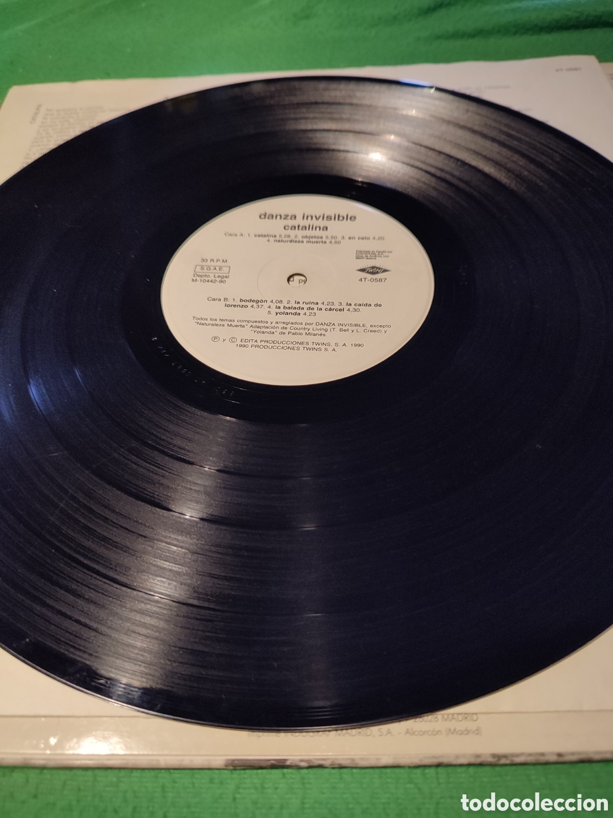 Discos de vinilo: Danza Invisible - Catalina Vinilo Lp - Foto 3