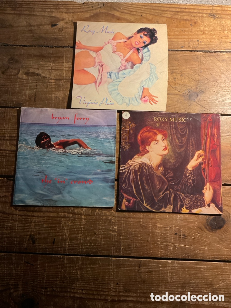 Discos de vinilo: Roxy Music/Bryan Ferry 6 portadas SIN DISCOS - Foto 2