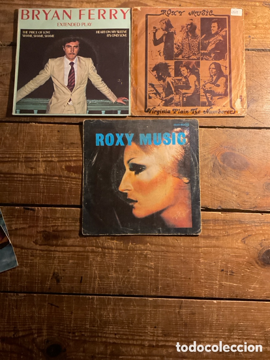 Discos de vinilo: Roxy Music/Bryan Ferry 6 portadas SIN DISCOS - Foto 1