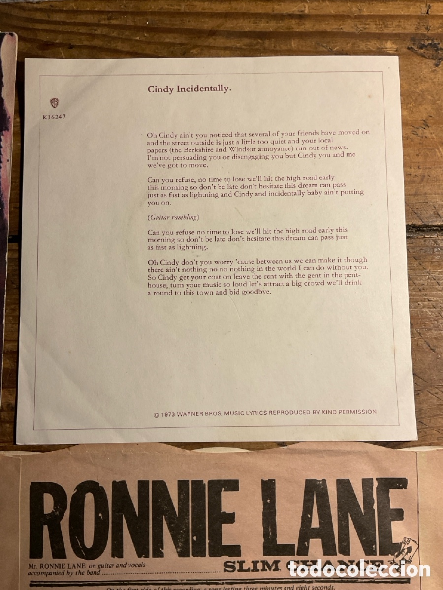Discos de vinilo: Rod Stewart/Faces 8 piezas SIN DISCOS - Foto 3
