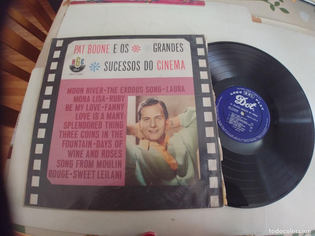 Discos de vinilo: PAT BOONE-LP SUCESSOS DO CINEMA - Foto 1