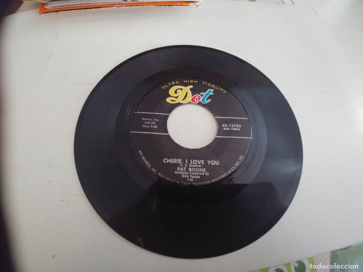 Discos de vinilo: PAT BOONE-SINGLE SUGAR MOON-SIN FUNDA - Foto 1
