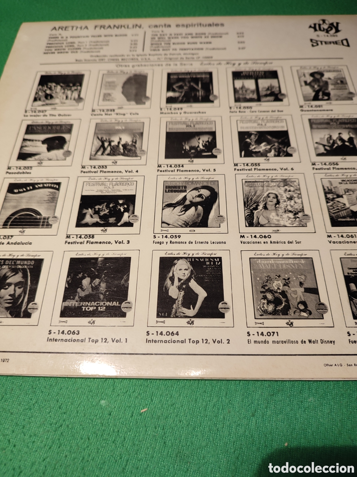 Discos de vinilo: Aretha Franklin - Canta espirituales - Foto 2