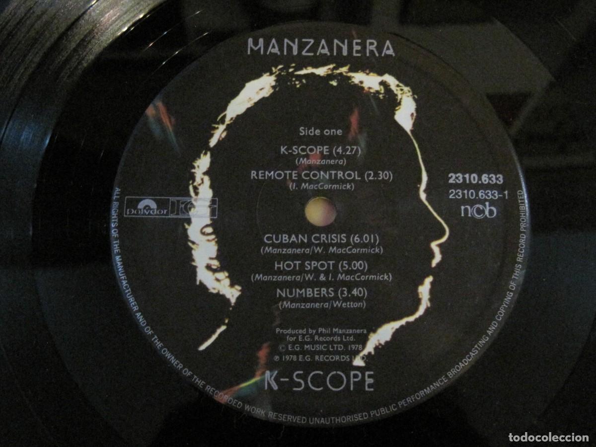 Discos de vinilo: PHIL MANZANERA - K-SCOPE SELLO POLYDOR 1978 - Foto 4