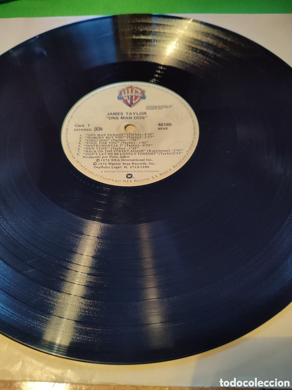 Discos de vinilo: James Taylor - One man dog - Foto 3