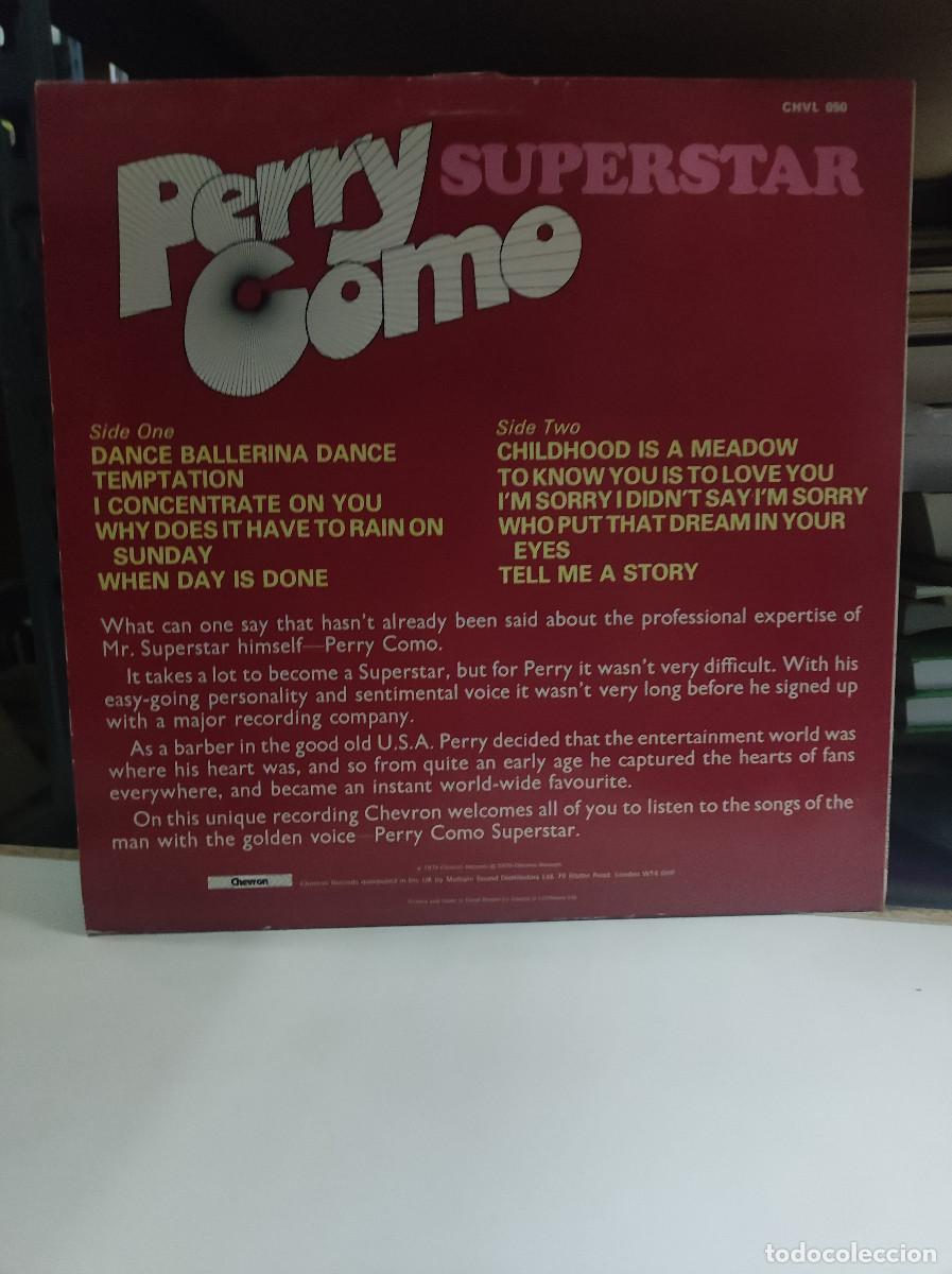 Discos de vinilo: Perry Como &ndash; Superstar - Foto 2