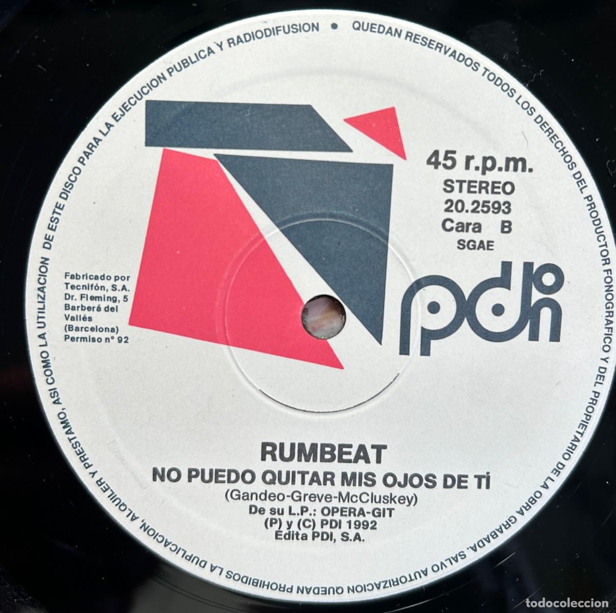 Discos de vinilo: Rum beat. Opera-Git (Opera Gitana). VG+/VG+.1992. Spain - Foto 2