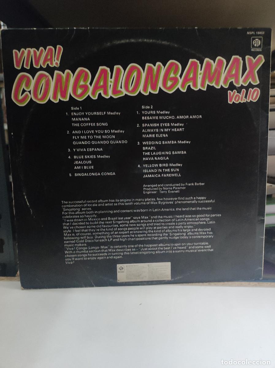 Discos de vinilo: Max Bygraves &ndash; Viva! Congalongamax Vol.10 - Foto 2