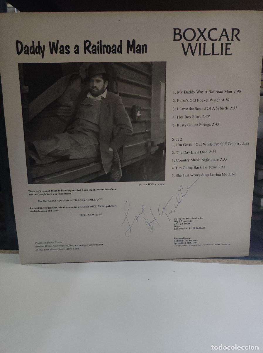 Discos de vinilo: Boxcar Willie &ndash; Daddy Was A Railroad Man - Foto 2