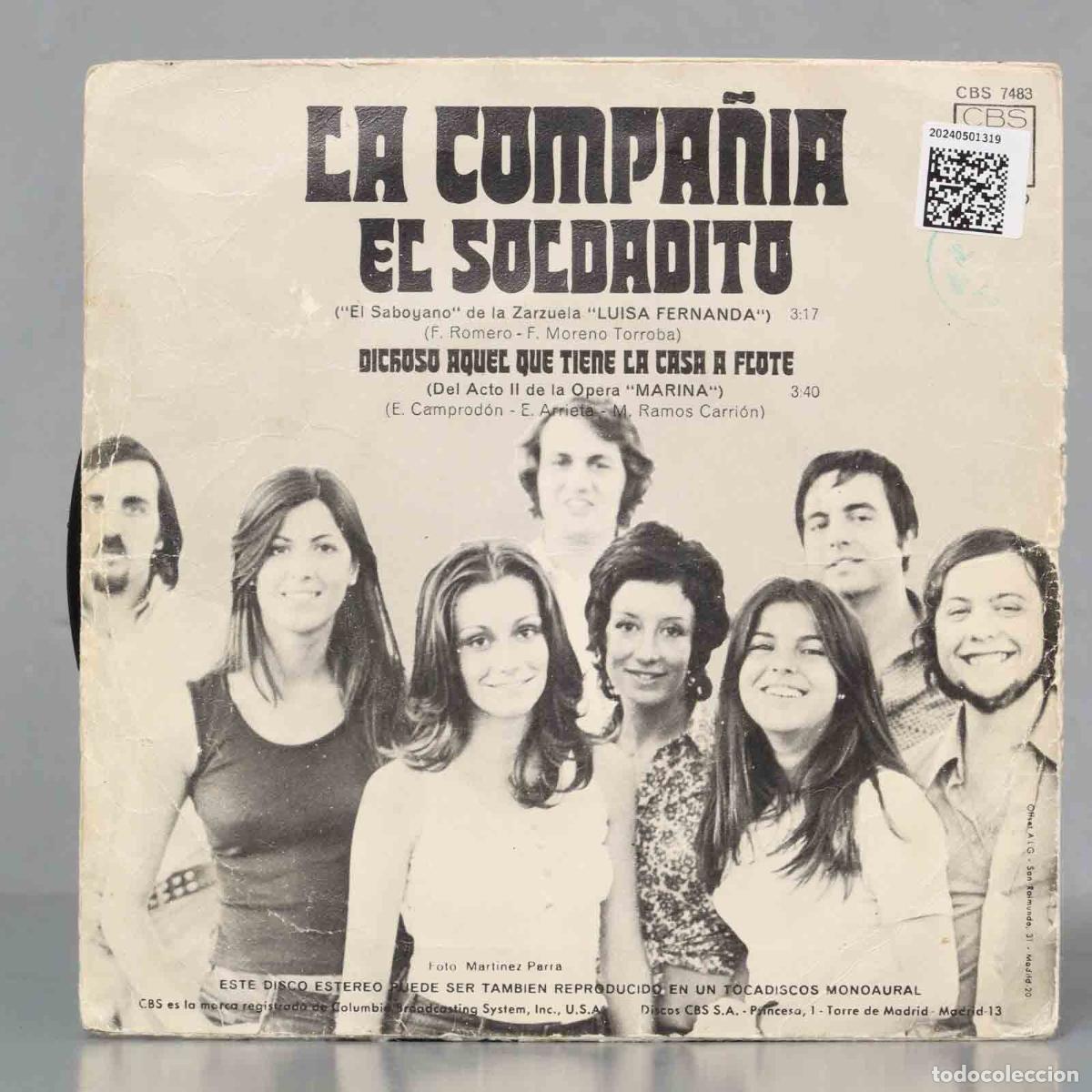Discos de vinilo: SINGLE. La Compa&ntilde;ia &ndash; El Soldadito - Foto 2