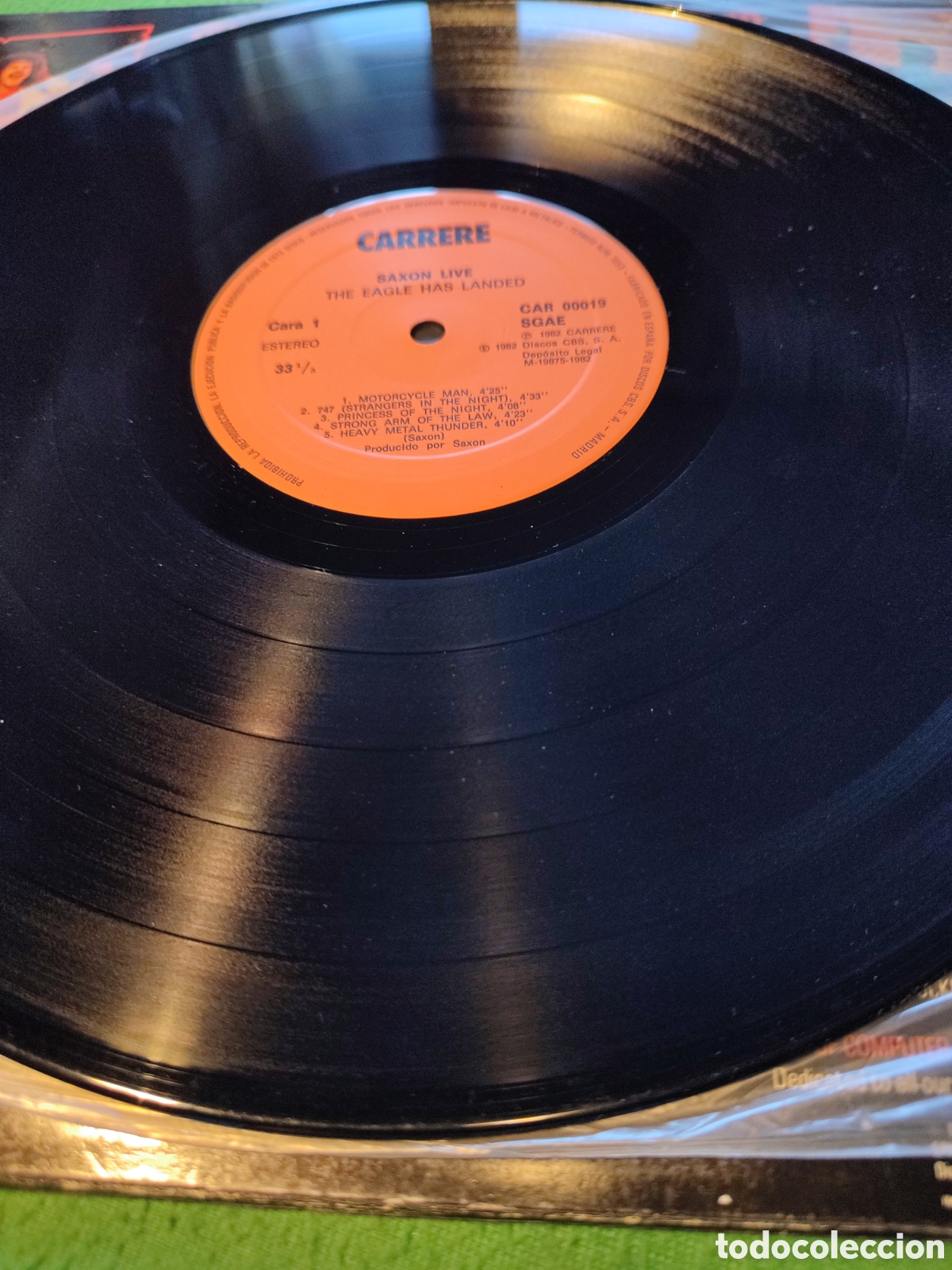 Discos de vinilo: Saxon - The eagle has landed live - Foto 3