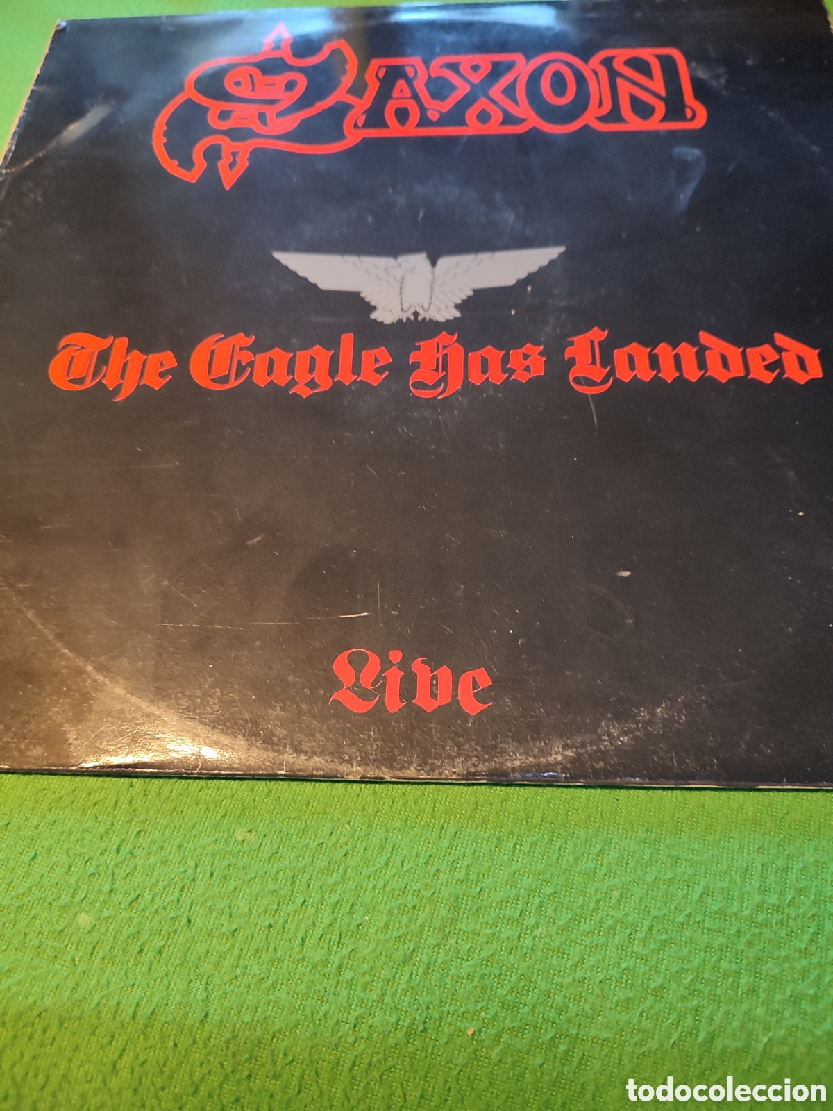 Discos de vinilo: Saxon - The eagle has landed live - Foto 1