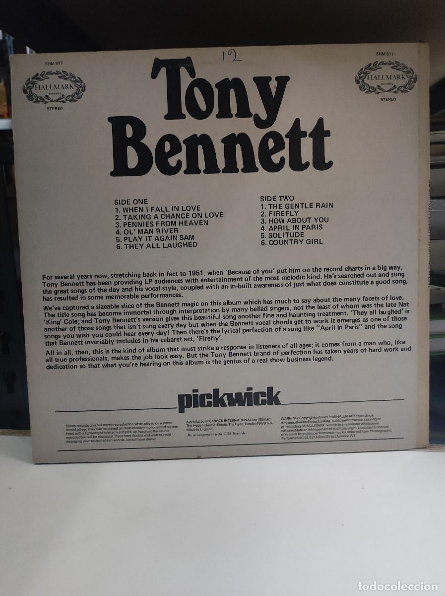 Discos de vinilo: Tony Bennett &ndash; When I Fall In Love - Foto 2