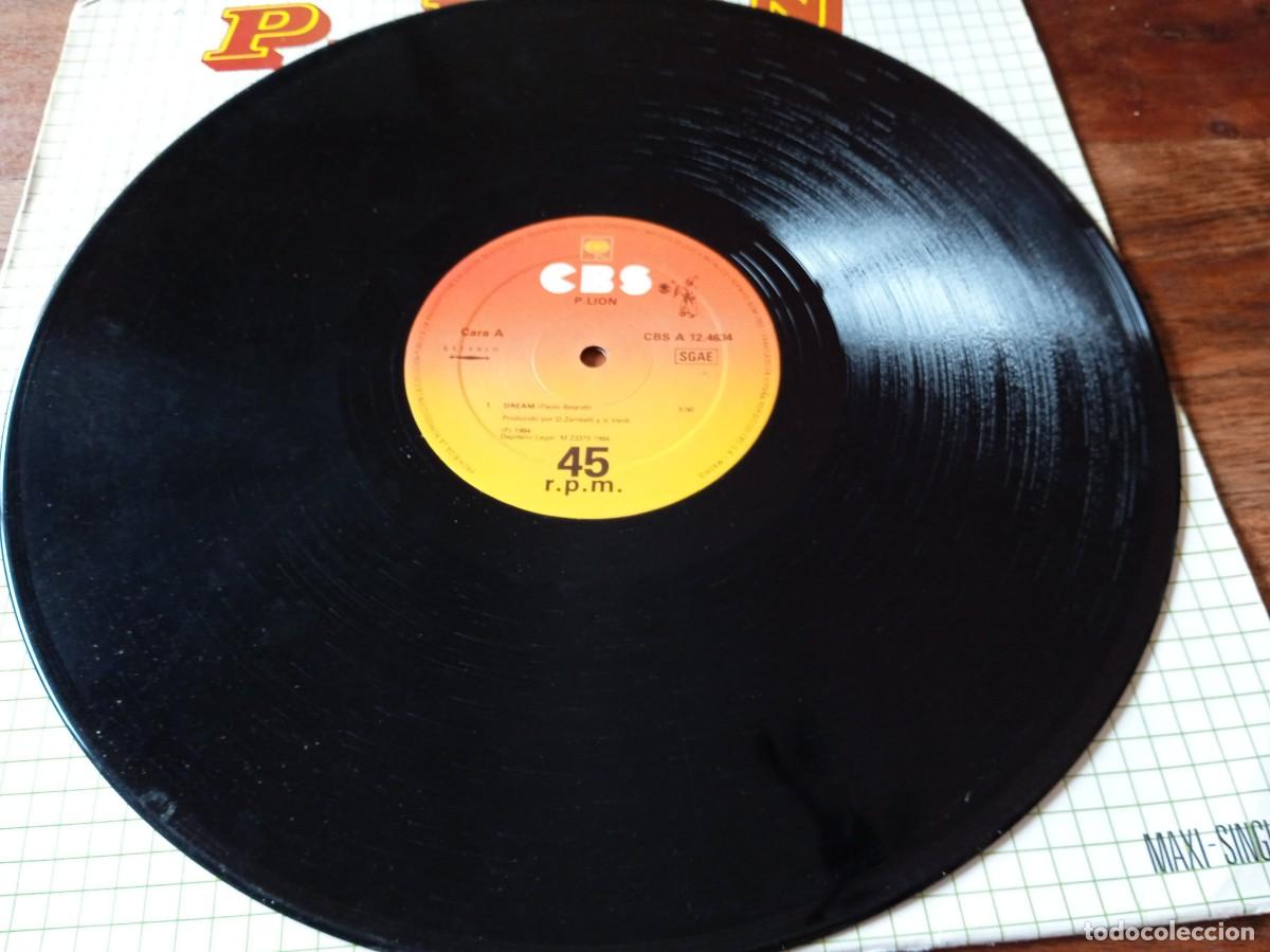 Discos de vinilo: P. Lion - Dream 2 versiones - Maxisingle original CBS 1984 - Foto 3