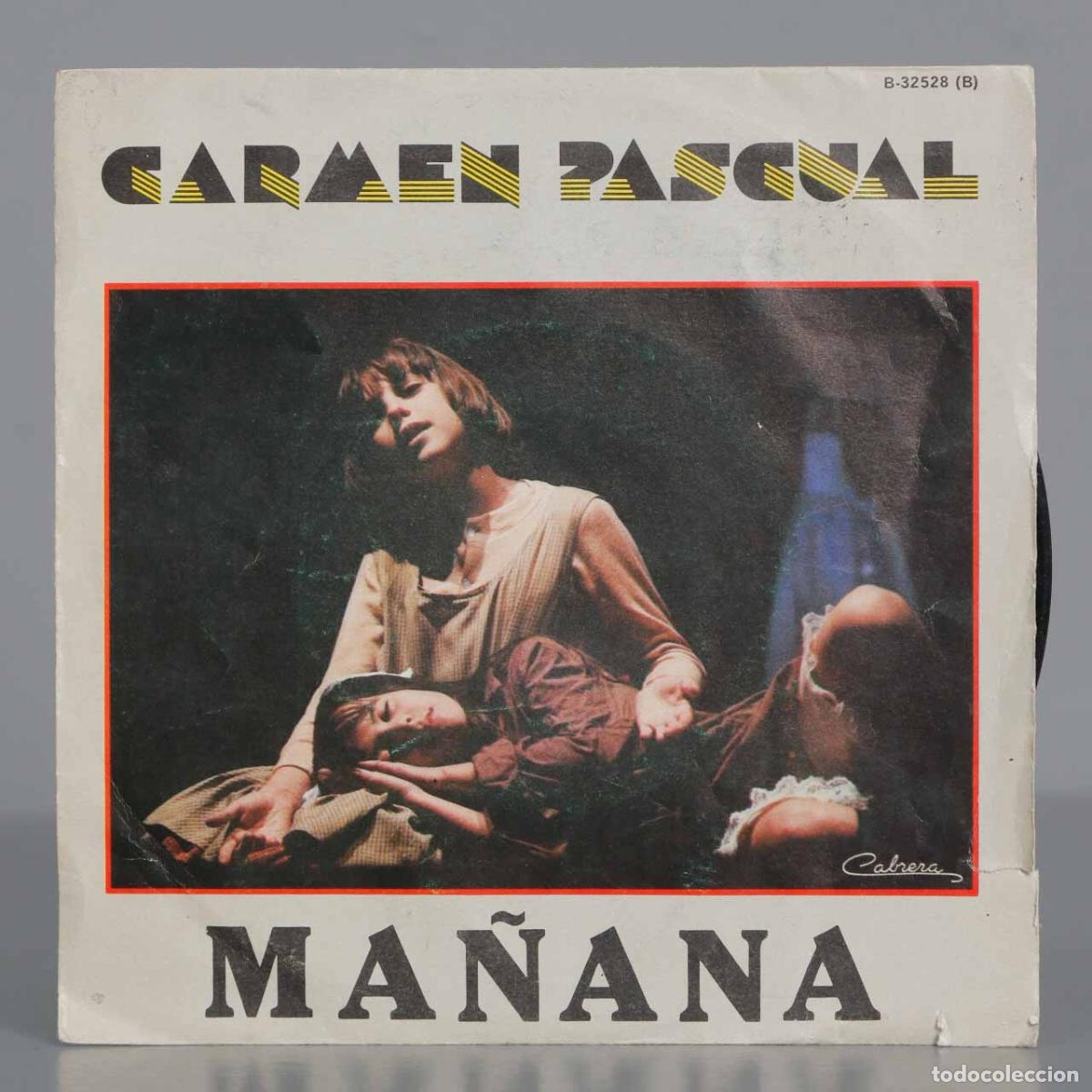 Discos de vinilo: SINGLE. Carmen Pascual &ndash; Ma&ntilde;ana - Foto 1