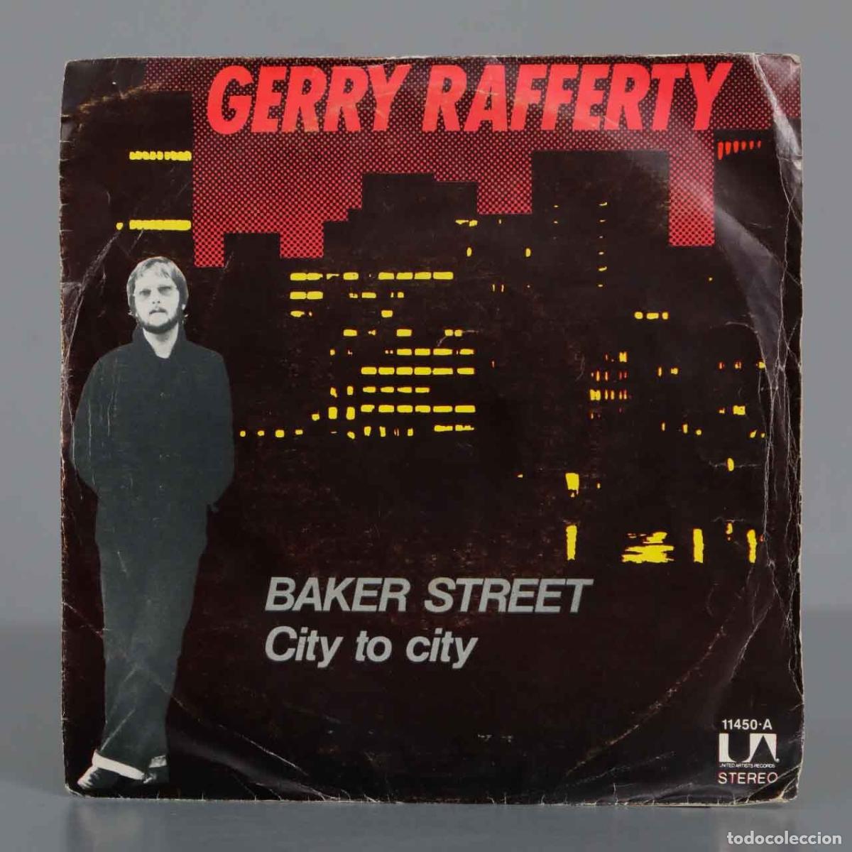Discos de vinilo: SINGLE. GERRY RAFFERTY - BAKER STREET - Foto 1