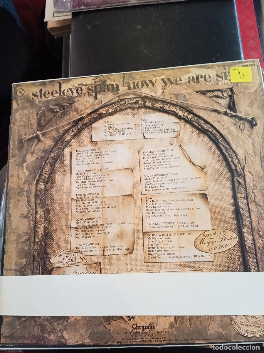 Discos de vinilo: STEELEYE SPAN- NOW WE ARE SIX. LP - Foto 2