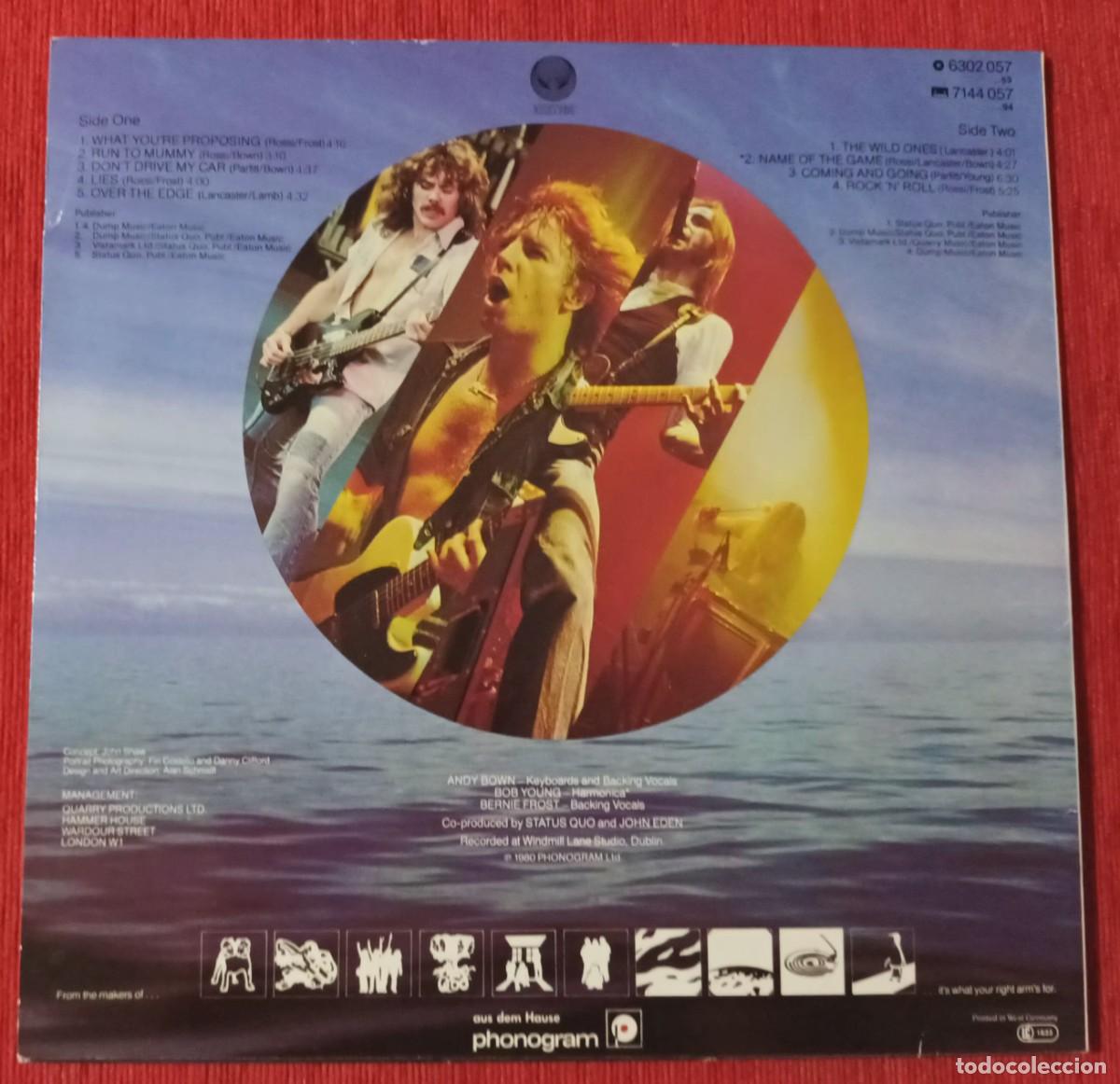 Discos de vinilo: STATUS QUO - JUST SUPPOSIN&acute;- LP - Foto 2