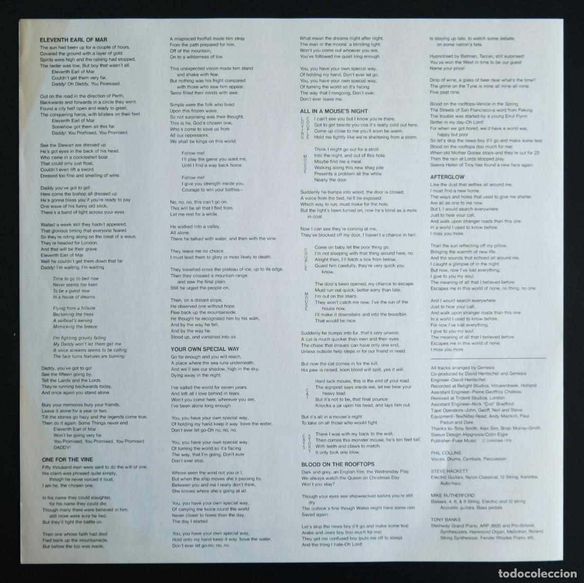 Discos de vinilo: Genesis - Wind & Wuthering / One More Legend Release - Foto 6