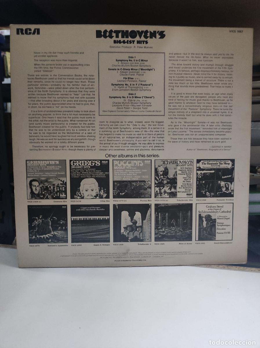 Discos de vinilo: Beethoven &ndash; Beethovens Biggest Hits - Foto 2