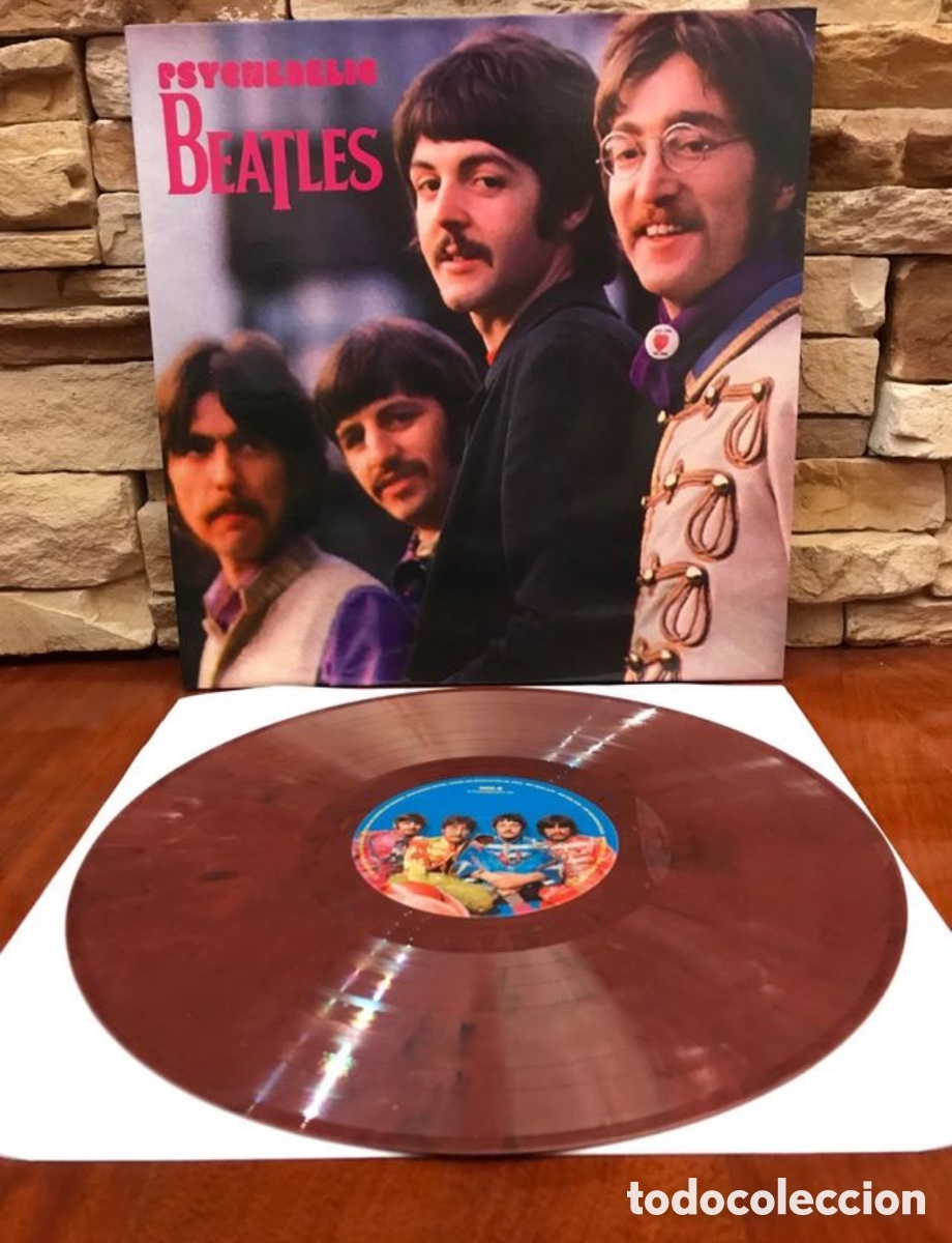 Discos de vinilo: Beatles - Psychodelic (s&uacute;per rareza) - Foto 2