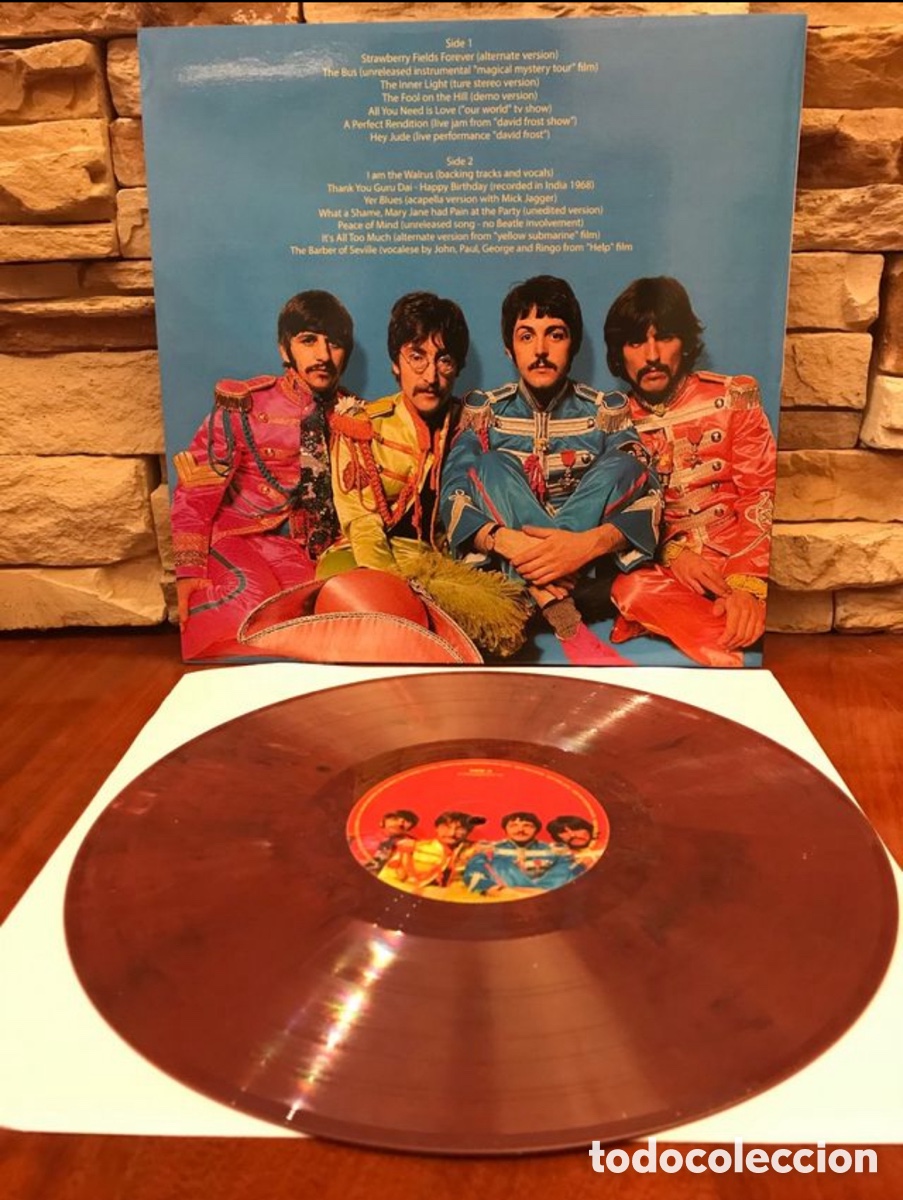 Discos de vinilo: Beatles - Psychodelic (s&uacute;per rareza) - Foto 3