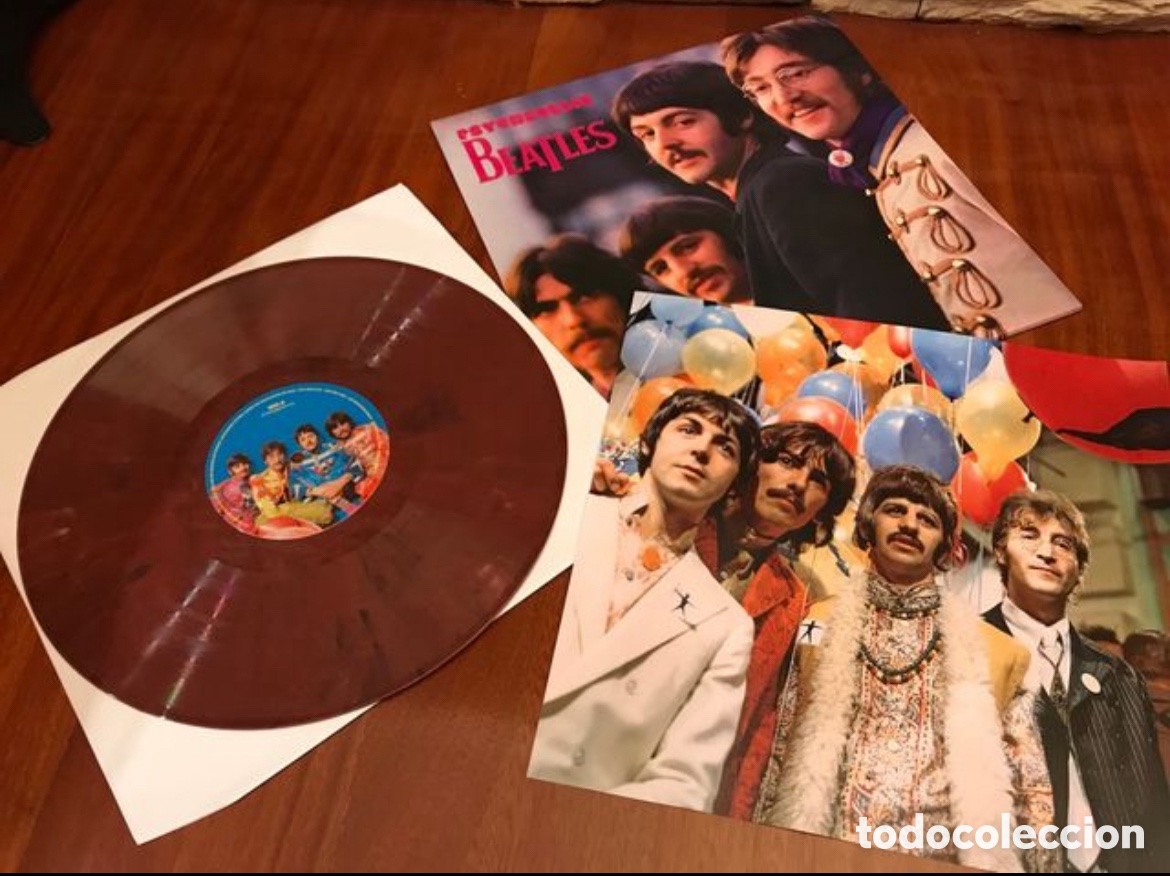 Discos de vinilo: Beatles - Psychodelic (s&uacute;per rareza) - Foto 4