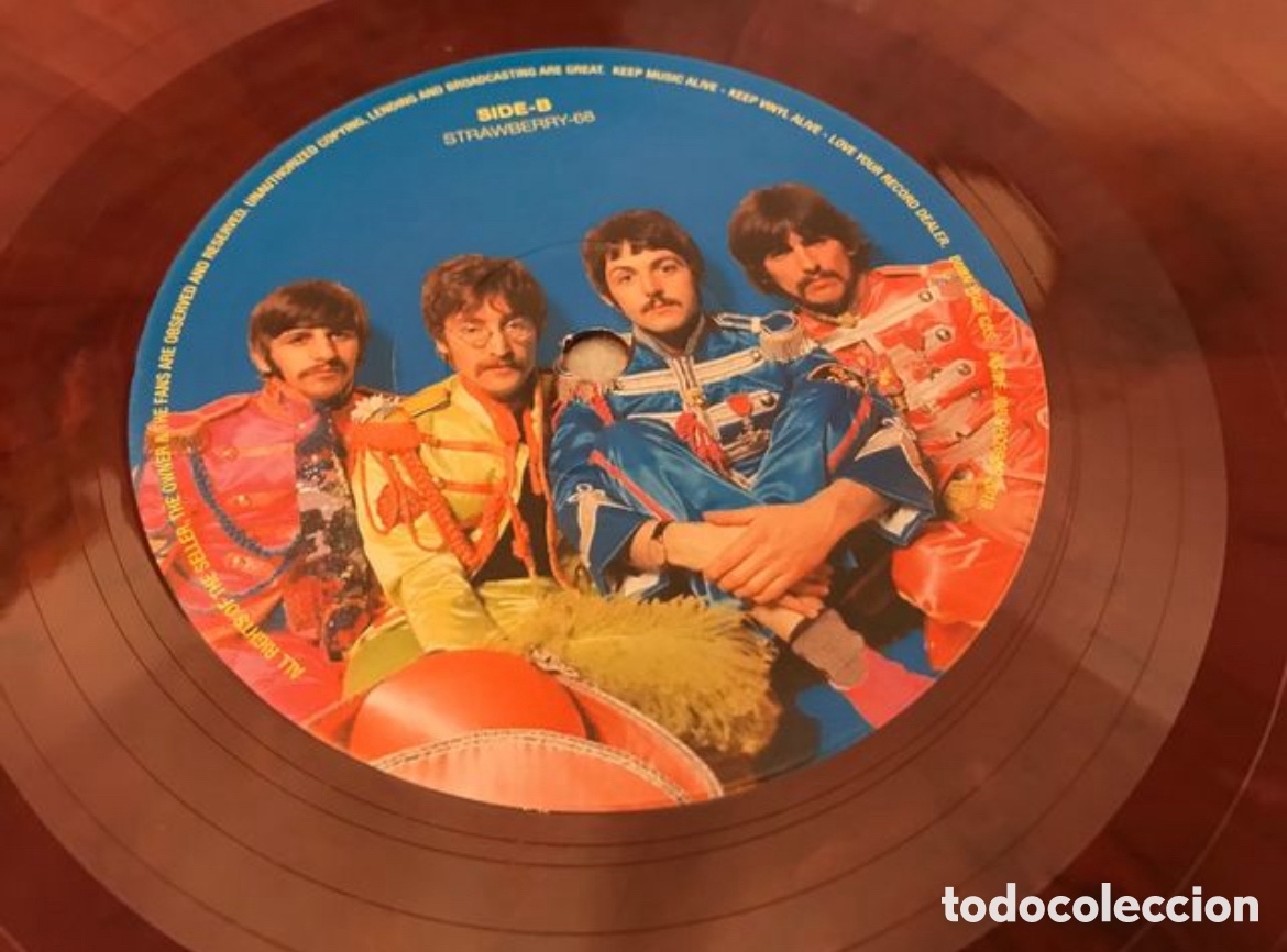 Discos de vinilo: Beatles - Psychodelic (s&uacute;per rareza) - Foto 7