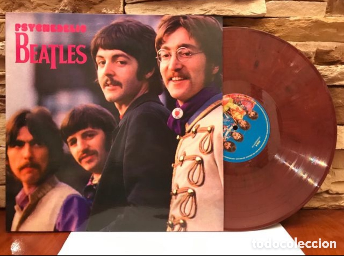 Discos de vinilo: Beatles - Psychodelic (s&uacute;per rareza) - Foto 9