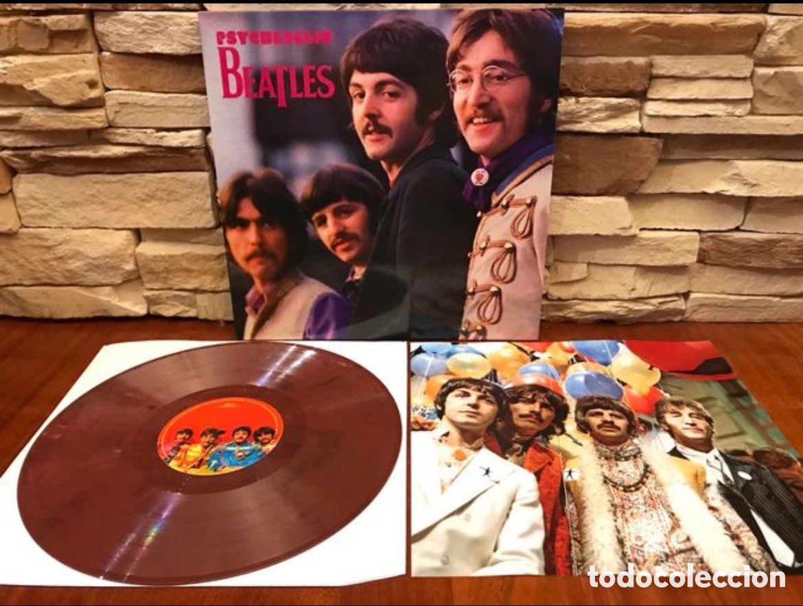 Discos de vinilo: Beatles - Psychodelic (s&uacute;per rareza) - Foto 1