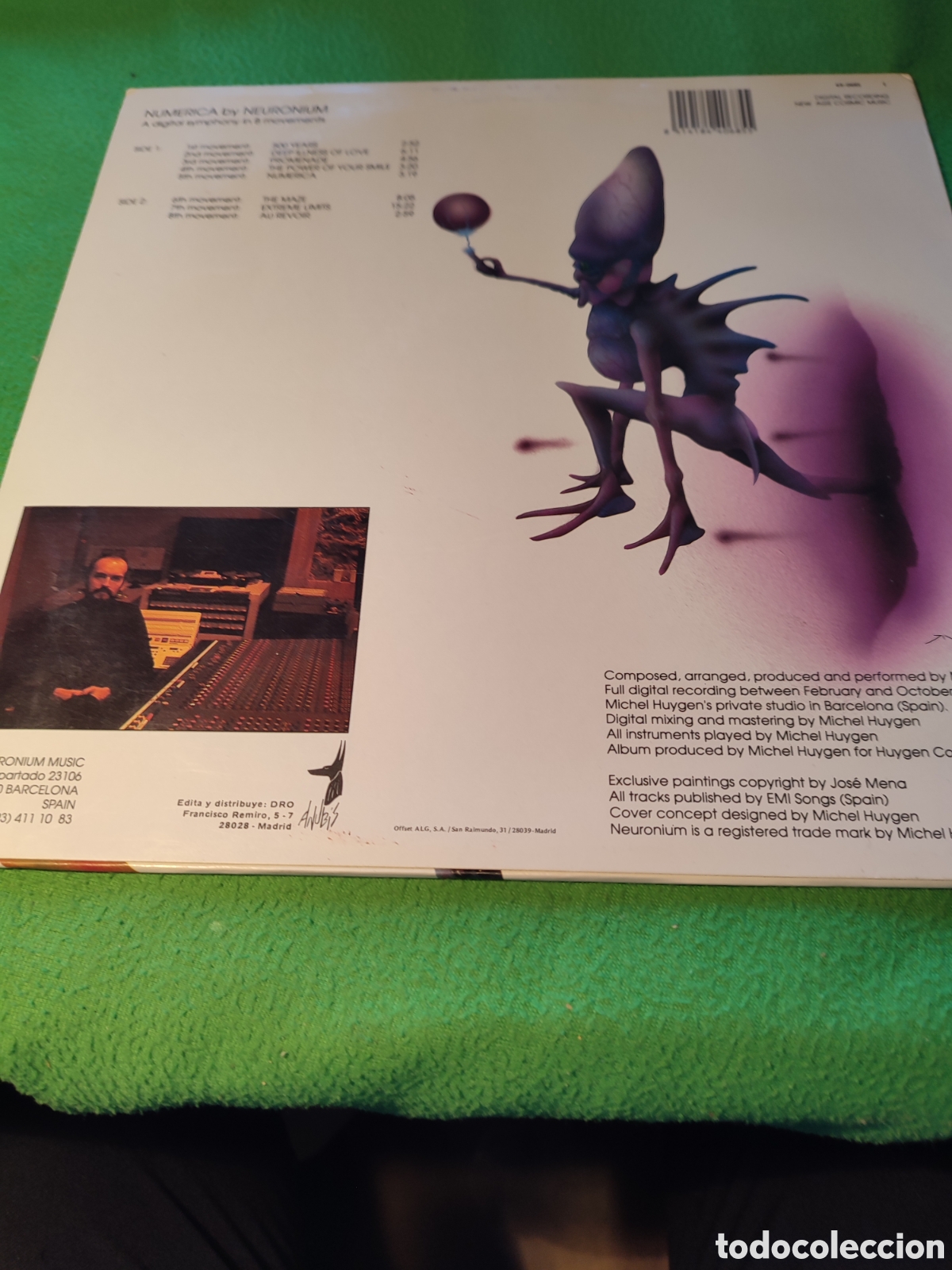Discos de vinilo: Neuronium - Num&eacute;rica - Foto 2