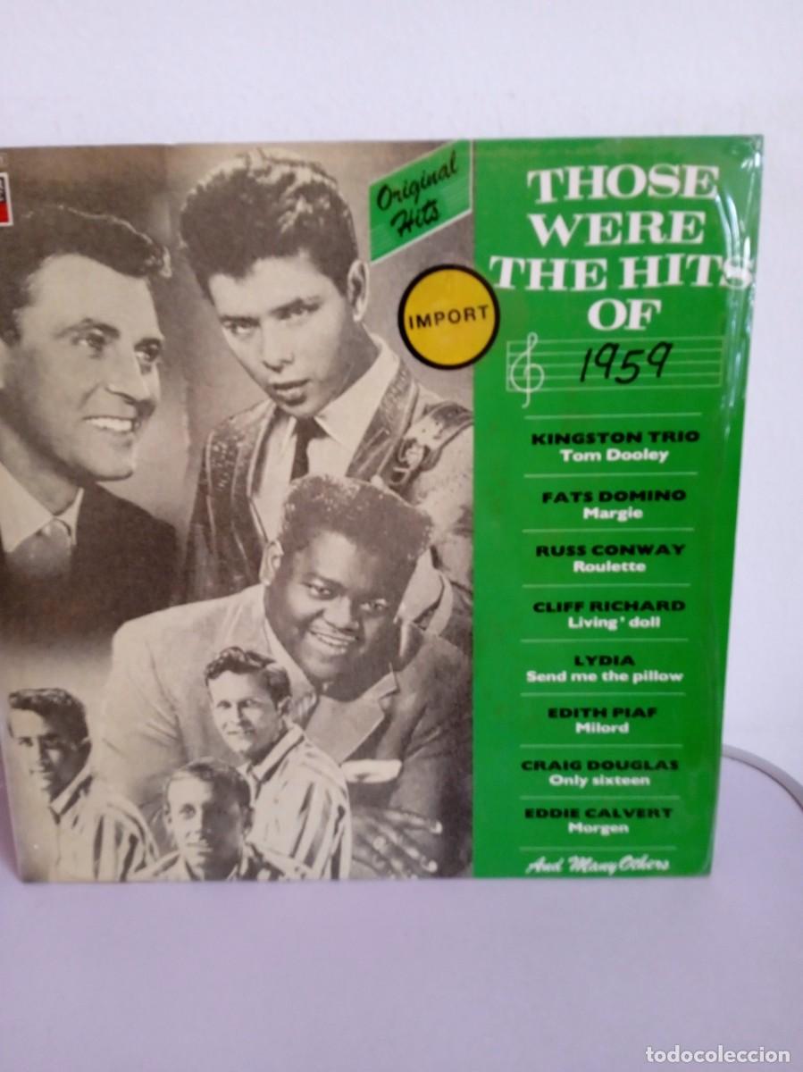 Discos de vinilo: THOSE WERE THE HITS OF 1959